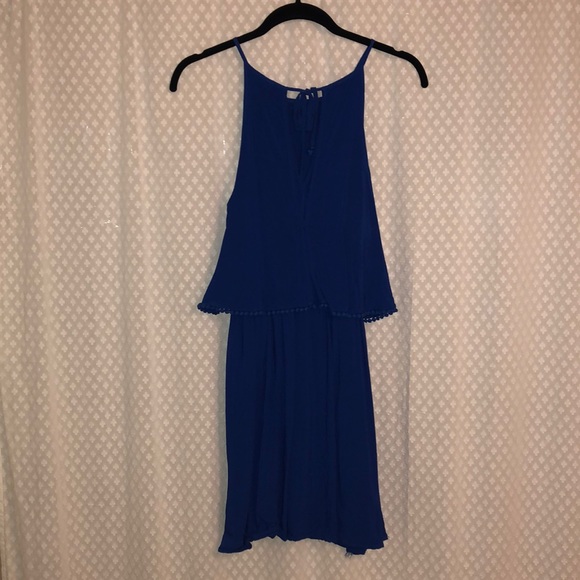 Blue tiered dress - Picture 2 of 2